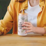 Personalized My Mental Breakdown Creative 15oz Mug 20oz Can Glass Skinny Tumbler with Lid Straw Motivational Affirmation Birthday Gift for Women
