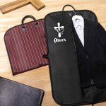 Personlig kors hjärta tro design vattentät hängande klädväska med namn födelsedag dopgåva för pastor kristen