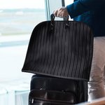 Personlig kors hjärta tro design vattentät hängande klädväska med namn födelsedag dopgåva för pastor kristen