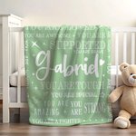 Personalized Love Star You Are Special Supported Soft Throw Blanket with Name Home Decor Birthday Gift for Family