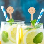 Personalized Engraved Wood Cocktail Stirrers with Couple Names Set of 50 Wedding Favors Gift for Newlyweds