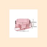 Borsa personalizzata con nome e ragazza sportiva in stile cartone animato - Regalo di compleanno per amanti dello sport