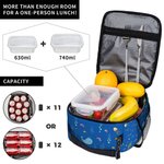 Personalisierte Wal-Qualle Marine Leben isolierte Lunch Bag mit Namen Portable zurück zu Schule Picknick Geburtstag Geschenk für Kinder