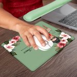 Personalisierte Blume Cartoon Business-Charakter mehrere Größen Anti-Rutsch-Mauspad mit Namen Bürozubehör Induktion Geschenk für Büroangestellte