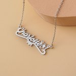 Personalised Exquisite Birth Butterfly Name Necklace Birthday Anniversary Gift for Women