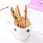 Personalised Classic Mosaic Pattern Wood Ballpoint Pen with Engraved Text Birthday Gift for Family Friends Colleagues