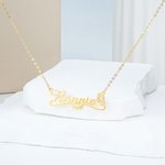 Personalised Exquisite Birth Butterfly Name Necklace Birthday Anniversary Gift for Women