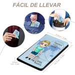 Funda de pasaporte personalizada de cuero PU y multicolor  'Together Since' con nombre regalo de cumpleaños o aniversario para tu pareja