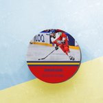 Palet de Hockey Photo Personnalisé avec Texte pour Entraînement Classique Anniversaire Cadeau d'équipe de sport pour les joueurs amoureux du Hockey
