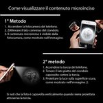Bracciale personalizzato con proiezione di foto nel cuore con sfondo testo ti amo in 100 lingue regalo di compleanno e per la festa della donna