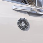 Personalisierte In Loving Memory Pet Paw Print Angle Wings Jeep Abzeichen mit Namen für 4x4 Fahrzeug Dekoration Pet Memorial Geschenk für Autobesitzer