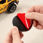 Personalisierte In Loving Memory Pet Paw Print Angle Wings Jeep Abzeichen mit Namen für 4x4 Fahrzeug Dekoration Pet Memorial Geschenk für Autobesitzer