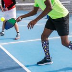 Personalized Pickleball Soft Adult Crew Socks Long Stockings with Name Game Day Birthday Gift for Pickleball Lovers