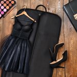Custodia per abiti impermeabile personalizzata con design di ballerina e nome glitterati per allenamento recita regalo pratico per ballerine