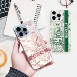 Funda personalizada para iPhone con nombre estilo Toile De Jouy Vintage French Country Girl Regalo de boda de cumpleaños para mujer