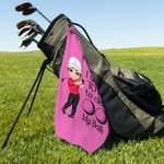Personalized I Use This Towel to Clean My Balls Waffle Golf Towel with Cartoon Sport Man Hook Super Absorbent Golf Accessory Gift for Golf Lover Man