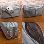 Personalizzato Golf Monogram iniziale nome Toiletry Bag Tee Holder Set con 5 Tee Accessori da viaggio Regalo di compleanno per gli uomini amanti del golf