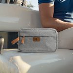 Personalizzato Golf Monogram iniziale nome Toiletry Bag Tee Holder Set con 5 Tee Accessori da viaggio Regalo di compleanno per gli uomini amanti del golf
