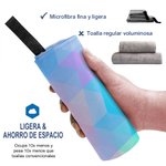 Toalla deportiva personalizada con diseño de chica deportiva súper absorbente portátil con nombre para gimnasio regalo para amantes del deporte