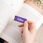 Personalisierte Multicolor einfache magnetische Leder Lesezeichen Clip mit Namen Lesen Schreibwaren Zubehör Geburtstag Geschenk für Bücherwürmer