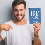 Taccuino a spirale personalizzato con nome I Just Work Here A5 e 120 pagine foderate Regalo di apprezzamento per la famiglia e gli amici