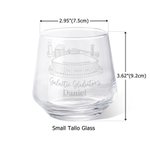 Vasos de Whisky Personalizados con Nombre Grabado y Posavasos de Pizarra Regalo de Cumpleaños con Sentido para los Amantes del Fútbol
