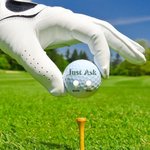 Balles de golf personnalisées en caoutchouc souple avec 1 à 8 noms d'enfants Cadeau d'anniversaire Support de cours pour joueur de golf