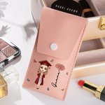 Sac à pinceaux de maquillage personnalisé avec 8 pinceaux de maquillage et un nom Cadeau d'anniversaire pour les femmes