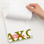 Bloc-notes personnalisé avec lettres grecques de sororité Graduation School Office Stationary Supplies Gift for Friend Girls | Callie × Affinity Licensing