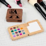 Iniziale personalizzata in legno a 15 griglie Mini tavolozza magnetica per acquerello con nome e clip Forniture portatili per pittura Regalo per artista pittore