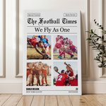 Spersonalizowany plakat z tekstem z okazji urodzin dla piłkarzy Football Time 1-4 zdjęcia