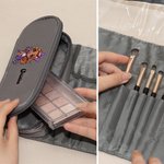 Personalisierte Mode Cheerleading Mädchen wasserdicht faltbar Make-up Pinsel Aufbewahrungstasche mit Namen Reisen Essentials Geburtstag Geschenk für Frauen