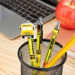 Personalisierte Glitter Schulbus Kugelschreiber mit Namen Wertschätzung Geburtstag Lehrer 'Tag Geschenk für Lehrer Busfahrer