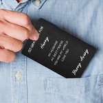 Personalized So Grateful For Wallet Card with Name and Text Birthday Appreciation Gift for Family Friend Teacher