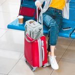 Bolsa de viaje grande personalizada con nombre y correa para el hombro Accesorios de viaje para cumpleaños de niñas animadoras de dibujos animados Regalo para mujeres