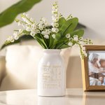 Gepersonaliseerde Word Cloud Naam Jaar Initiaal Keramische Bloemenvaas Binnen Buiten Decor Verjaardag Valentijnsdag Verjaardagscadeau voor Paar