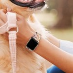 Spersonalizowany kolaż zdjęć 1-7 kotów i psów Wodoodporny silikonowy pasek do zegarka kompatybilny z Apple Watch Prezent urodzinowy dla przyjaciół rodziny