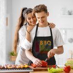 Delantal de cocina ajustable personalizado con nombre y bolsillo grande Regalo de inauguración de la casa para los amantes de la cocina