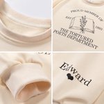 Personalized Tortured Poets Department T-shirt Sweatshirt with Name Birthday Gift for Poet Poetry Lover Book Lover Bookworm