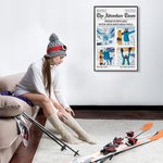 Personalized Adventure Time 1-4 Photos Post Painting with Text Anniversary Birthday Gift for Adventure Lovers Outdoor Sports Enthusiasts