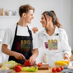 Delantal de cocina ajustable personalizado con nombre y bolsillo grande Regalo de inauguración de la casa para los amantes de la cocina