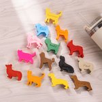 Personalized Multicolour 3D Printed Cat Dog Shape Straw Topper with Name Accessories for Stanley Tumbler Birthday Party Gift for Pet Lovers