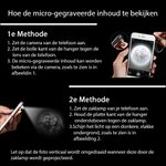 Gepersonaliseerde Fijn Hart Foto Projectie Ketting met Ik Hou van Jou in 100 Talen Valentijnsdag Jubileum Cadeau voor Vrouwen