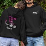 Personalisierte Anker Kompass immer verdient langes Paar T-shirt Sweatshirt Hoodie mit Initiale und Name Valentinstag Jahrestag Geschenk für ihn ihr