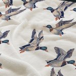 Gepersonaliseerde schattige Mallard eend naam zachte deken Home Decor Baby Shower Verjaardagscadeau voor baby pasgeborene