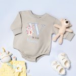 Personalizado lindo conejito de la acuarela floral inicial 100% algodón bebé body con nombre Holiday Party Outfit Pascua Baby Shower regalo para los recién nacidos