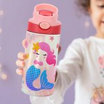 Personalized Mermaid Leakproof Thermos Water Bottle for Kids