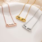 Personalized Unique Eyes Name Necklace Dainty Jewelry Birthday Anniversary Valentine's Day Gift for Women