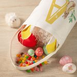 Personifierad söt Peter Rabbit Bunny Ears Bucket Bag Basket Basket med initialer och namn Påskäggsjakt Supplies Födelsedagsfest Favors Present för barn