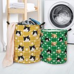 Gepersonaliseerde huisdier pootafdruk 1-5 huisdier Avatars grote capaciteit opbergmand met handvat verjaardag Housewarming gift voor hond kat liefhebbers